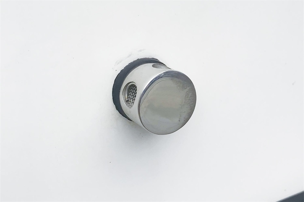 Odpowietrznik zbiornika ze stali nierdzewnej 316 o kącie 90 stopni