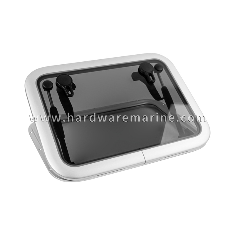 Aluminiowe prostokątne iluminatory do łodzi